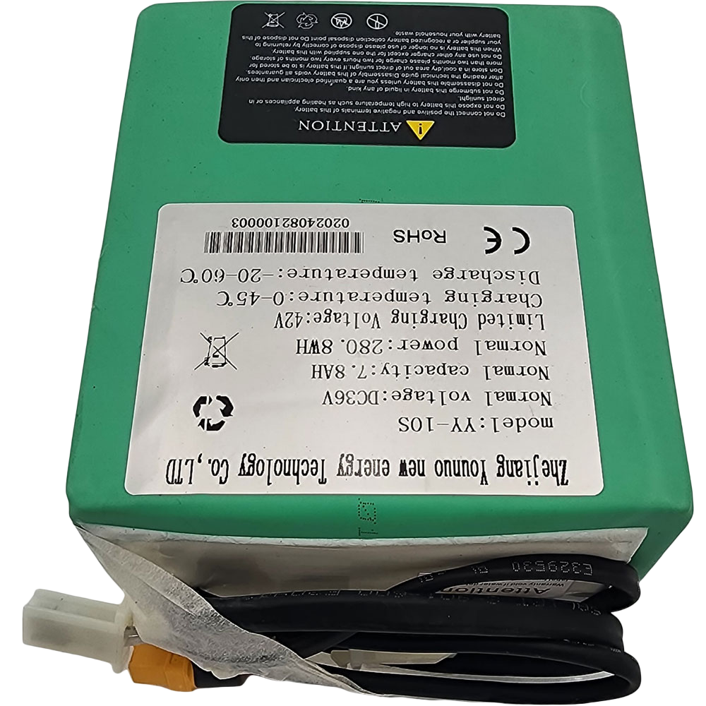 36v 1000w (HP112E) Electric Dirt Bike Battery 36v/7.8ah